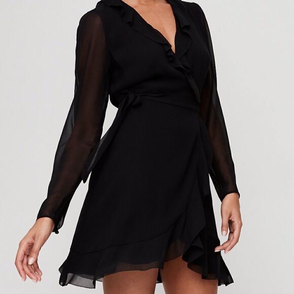 WILFRED - Ruffle Wrap Dress - Picture 8 of 10
